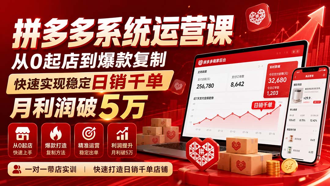拼多多系统运营课-无水印(更新9月