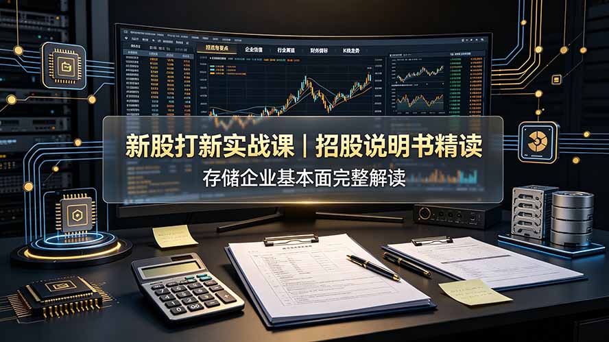 付费文章：新股打新实战课｜招股说明书精读，存储企业基本面完整解读