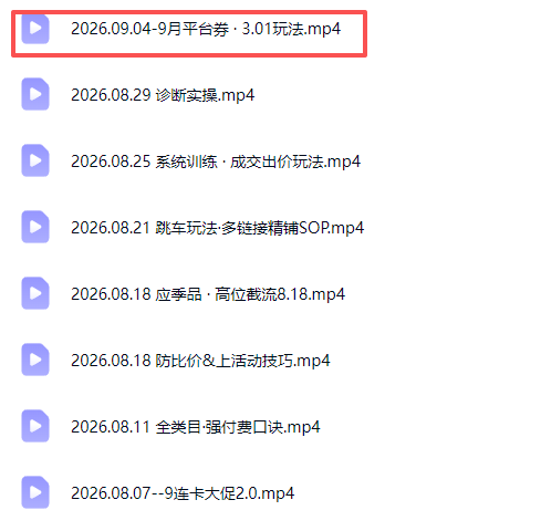 拼多多实战特训营(更新26年9月