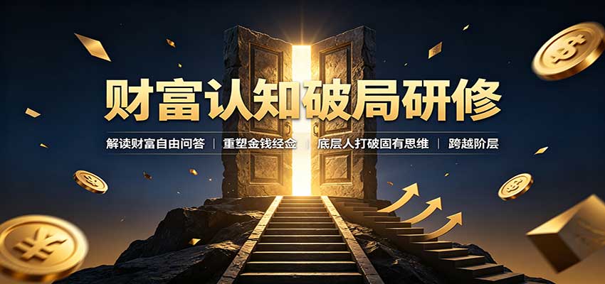 财富认知破局研修：解读”孙割”，重塑金钱观念，底层人打破固有思维跨越阶层