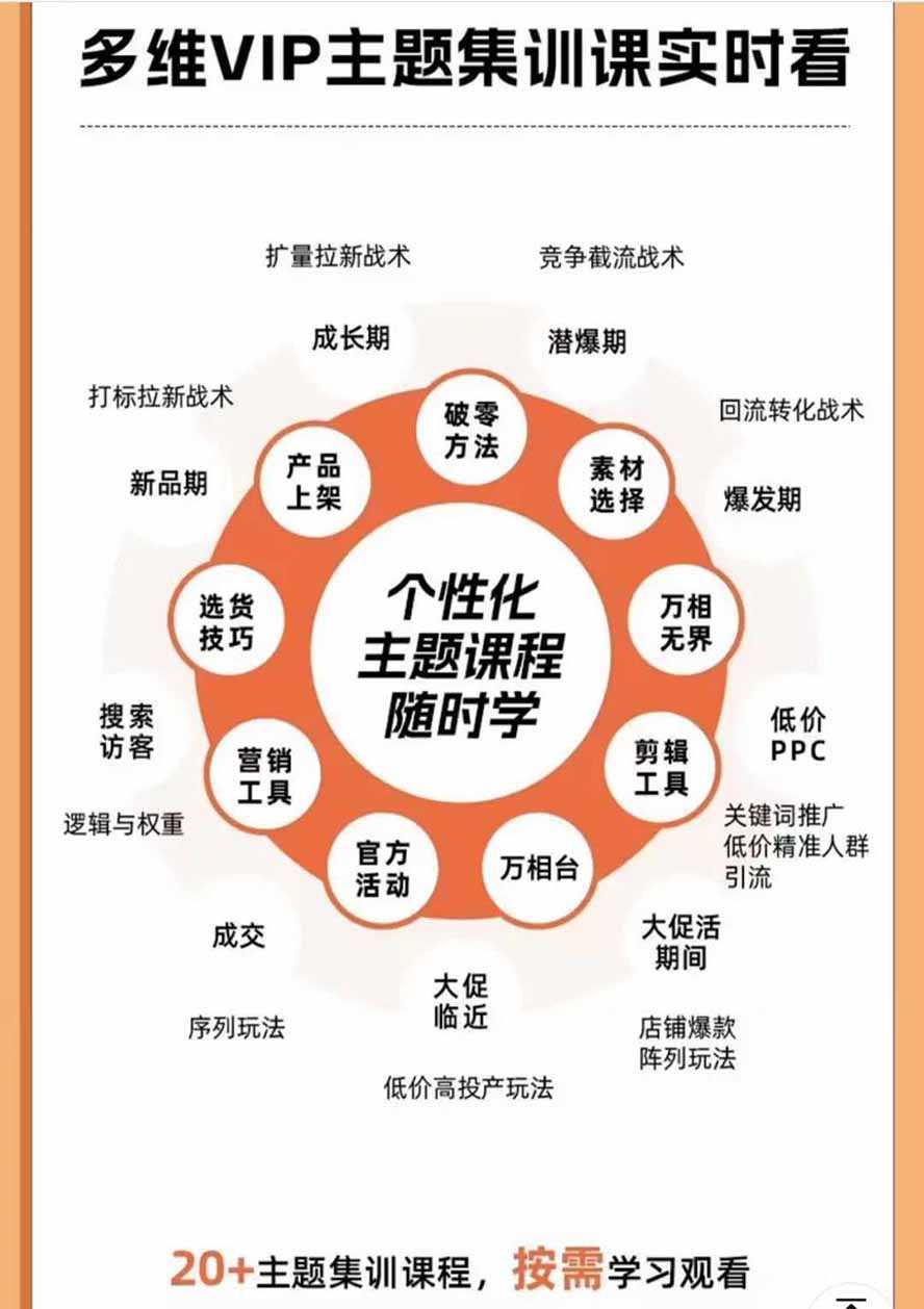 2026淘天开单秘籍PRO实战陪跑课程：全套落地运营玩法，一站式解决淘宝流量低、不出单难题(更新260823
