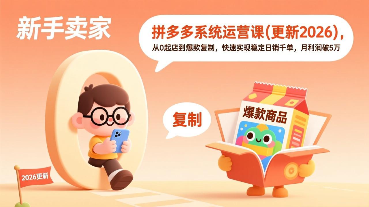 拼多多系统运营课(更新7月