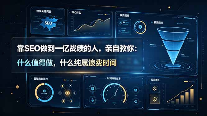 靠SEO做到一亿战绩的人，亲自教你：什么值得做，什么纯属浪费时间【原创双语字幕】