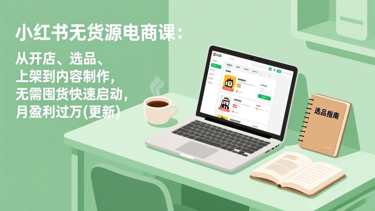小红书无货源电商课(7月更新