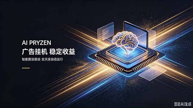 AI Pryzen 广告挂机｜24小时自动跑，日入300-500，新手零门槛