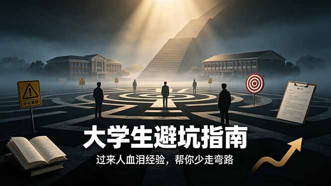 付费文章：大学生避坑指南 ，过来人血泪经验，帮你少走弯路
